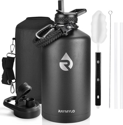 RAYMYLO One Gallon Water Bottle Insulated
