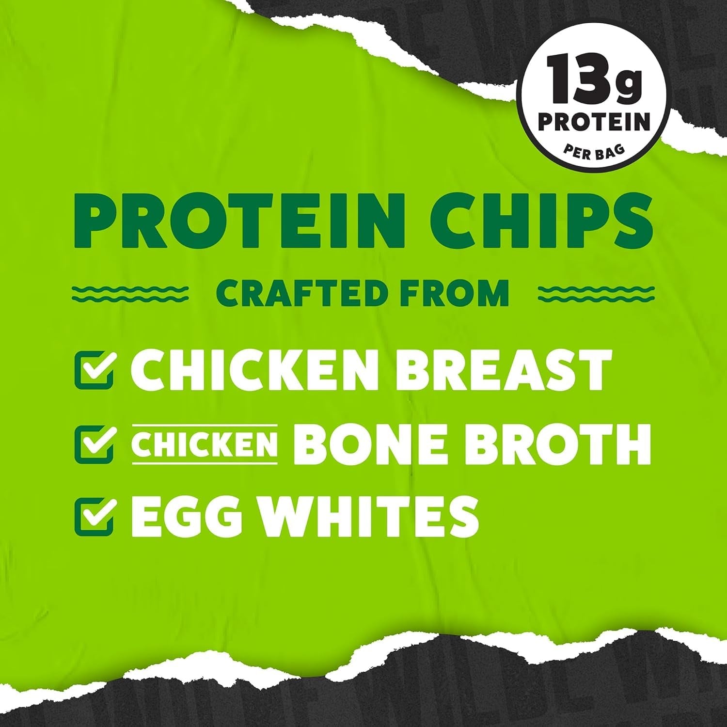 WILDE Protein Chips Variety Pack, High Protein Snacks, Pack of 12