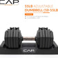 CAP Barbell ADJUSTABELL Adjustable Round Dumbbell Weights