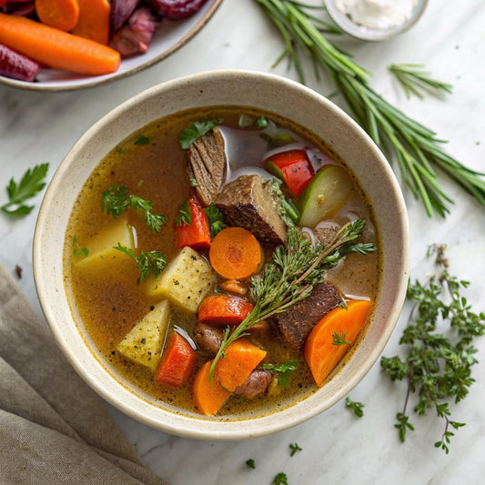 Kettle and Fire Classic Beef Bone Broth, Keto, Paleo, and Whole 30 Approved (6 Pack)
