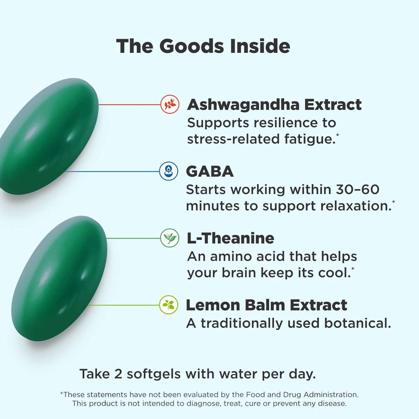 OLLY Ultra Strength Goodbye Stress Softgels