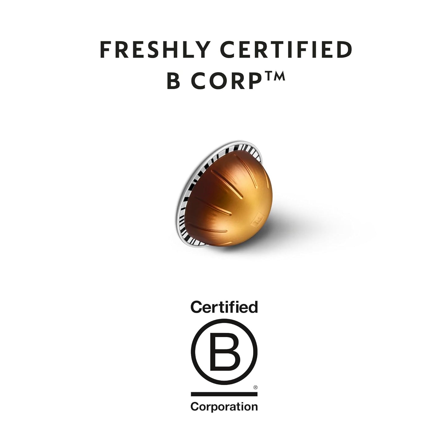 Nespresso Capsules Vertuo, Double Espresso Dolce, Brews 2.7 oz.