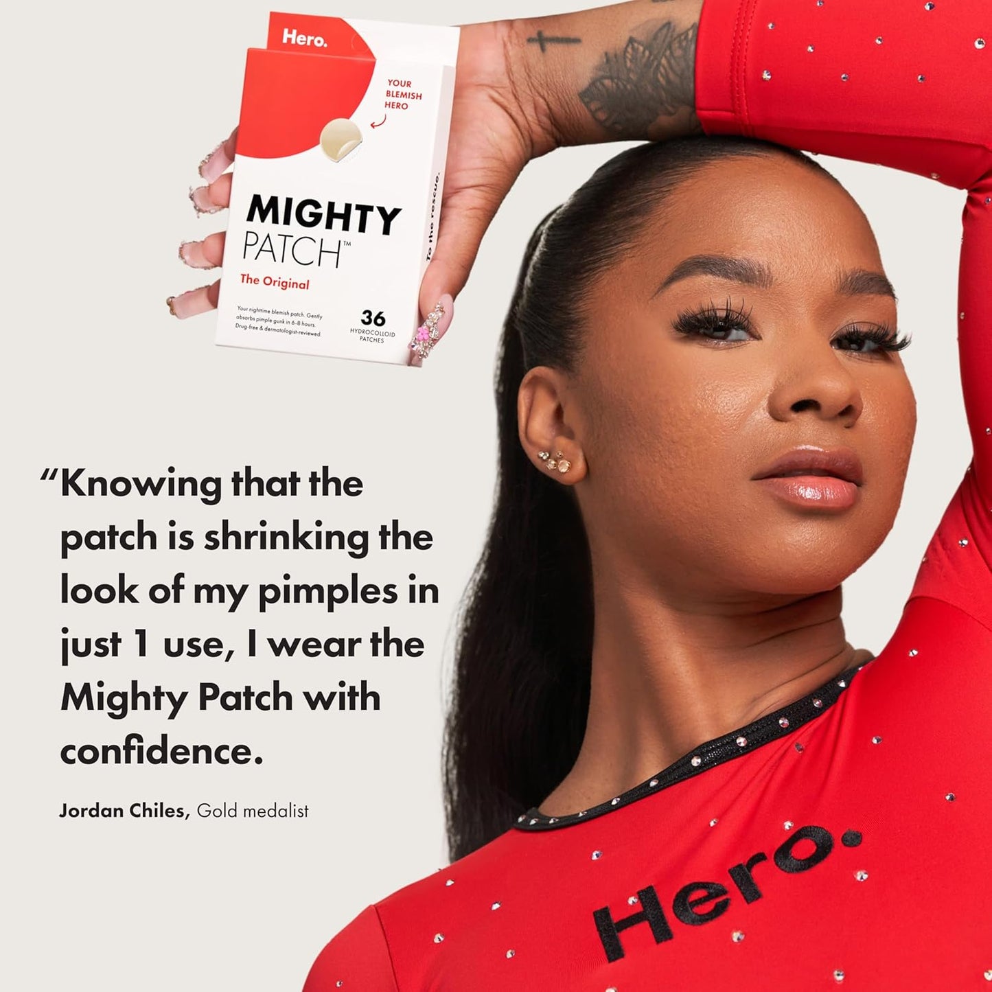 Mighty Patch Original Patch from Hero Cosmetics - #1 Hydrocolloid Acne Pimple Patches