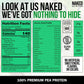NAKED Pea - 2LB 100% Pea Protein Powder from North American Farms