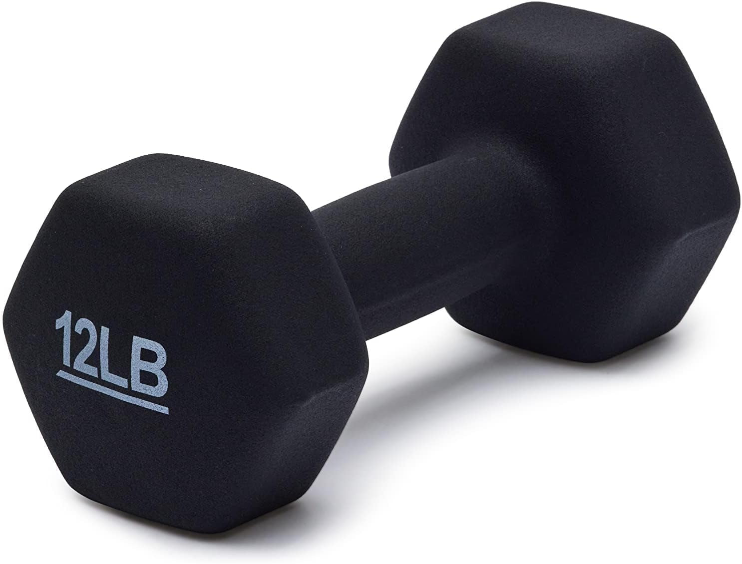 12 Pound Neoprene Dumbbell Hand Weights for Exercise