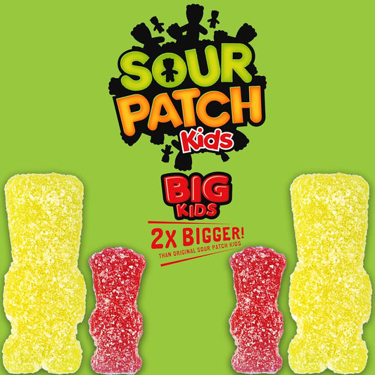 Sour Patch Kids, Big Kids Soft and Chewy Gummy Candy, 12 Ounce