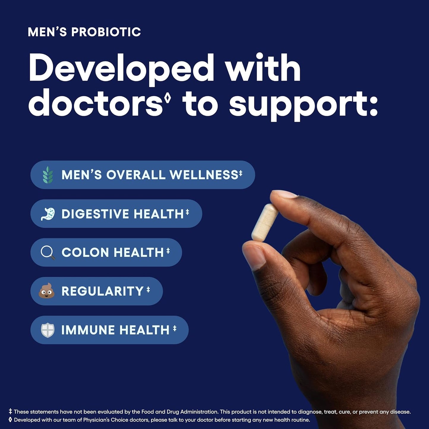 Physician's Choice Probiotics for Men - 70 Billion CFU