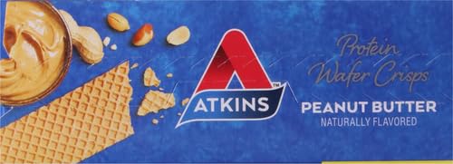 Atkins Peanut Butter Protein Wafer Crisps, 5 Count
