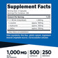 Nutricost BCAA 1000mg, 500 Capsules, 2:1:1 Branched Chain Amino Acids
