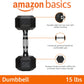 15 Rubber Hex Dumbbell Hand Weight
