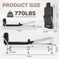 Pilates Reformer, 91’’ Foldable Reformer Pilates Machine with High & Low Mode