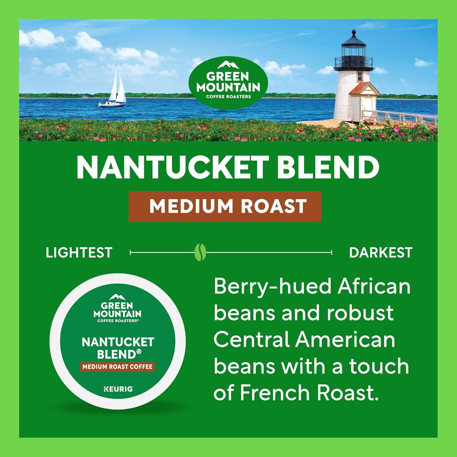 Green Mountain Coffee Nantucket Blend Keurig Single-Serve K-Cup Pods