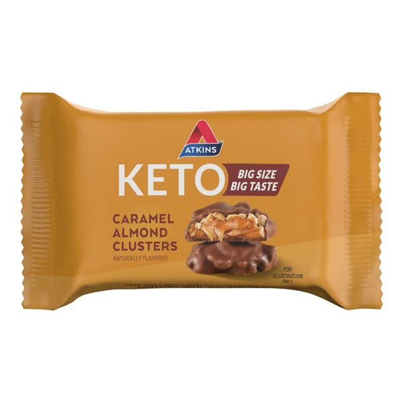Atkins Caramel Almond Clusters, 20 Count