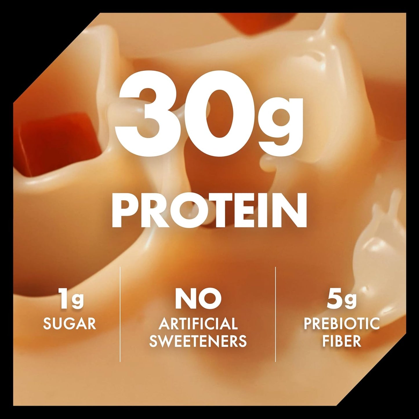 Oikos Protein Shake, Salted Caramel, 30G High Protein Drinks, 12 Fl oz Bottle, 12 Count