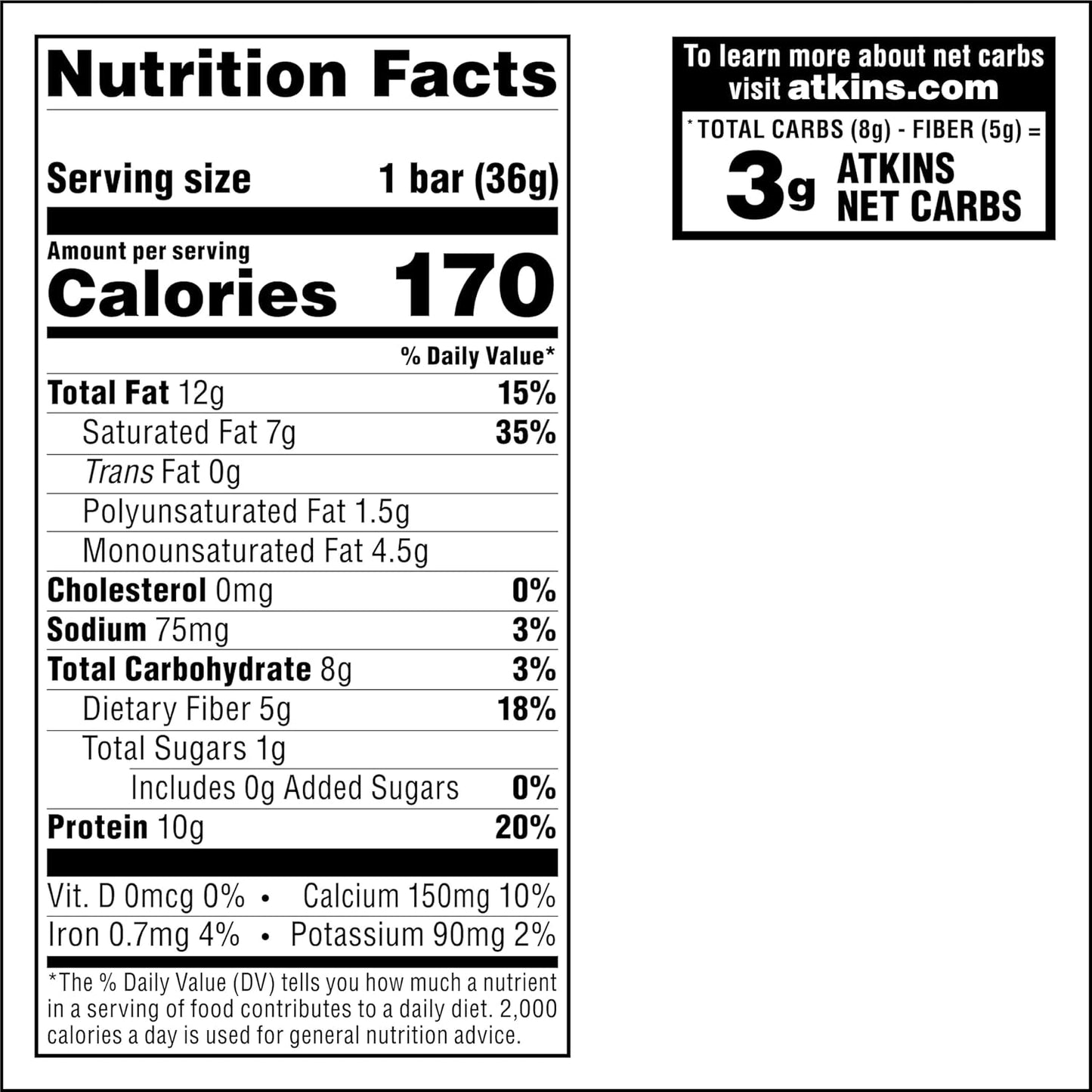 Atkins Chocolate Crème Protein Wafer Crisps, 5 Count