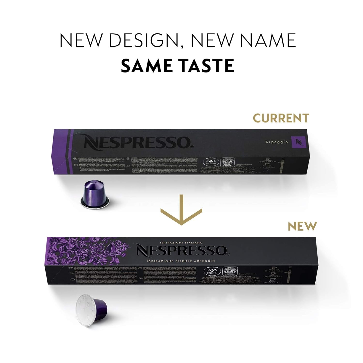 Nespresso Capsules Original Line, Ispirazione Favorites Variety Pack, Medium & Dark Roast Espresso Coffee