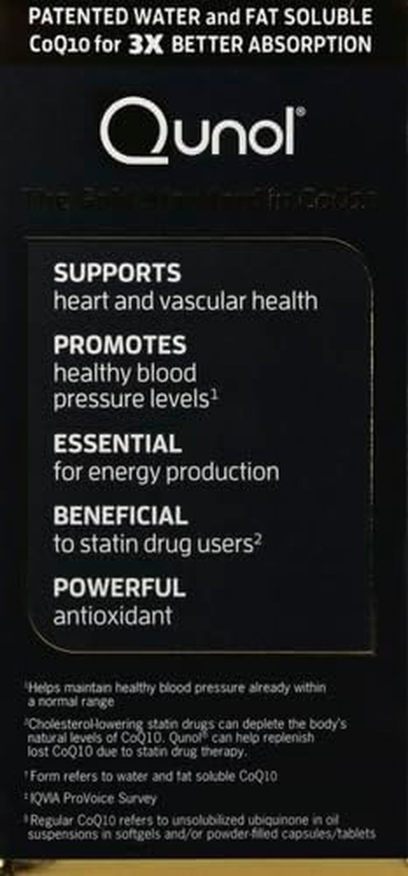 Qunol Ultra CoQ10 100mg, 3x Better Absorption