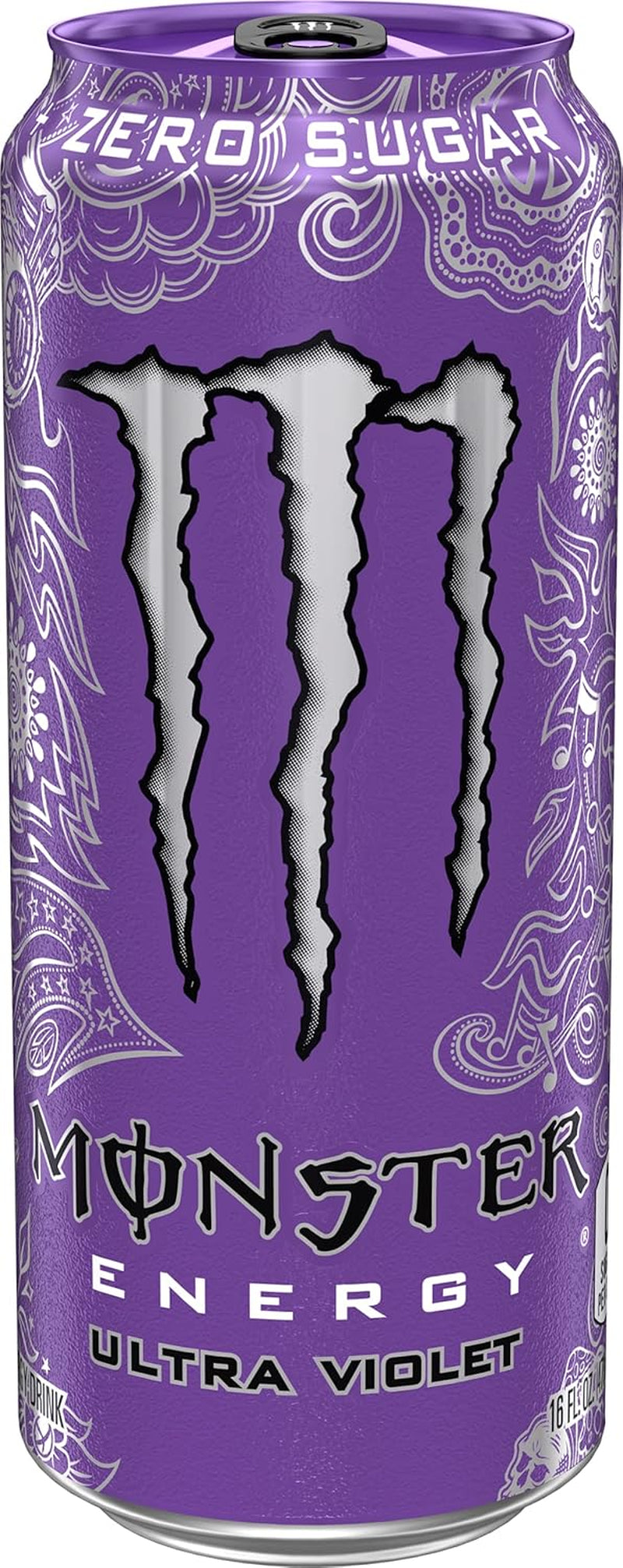 Monster Energy Ultra Violet, Sugar Free Energy Drink, 16 Ounce | Pack of 15