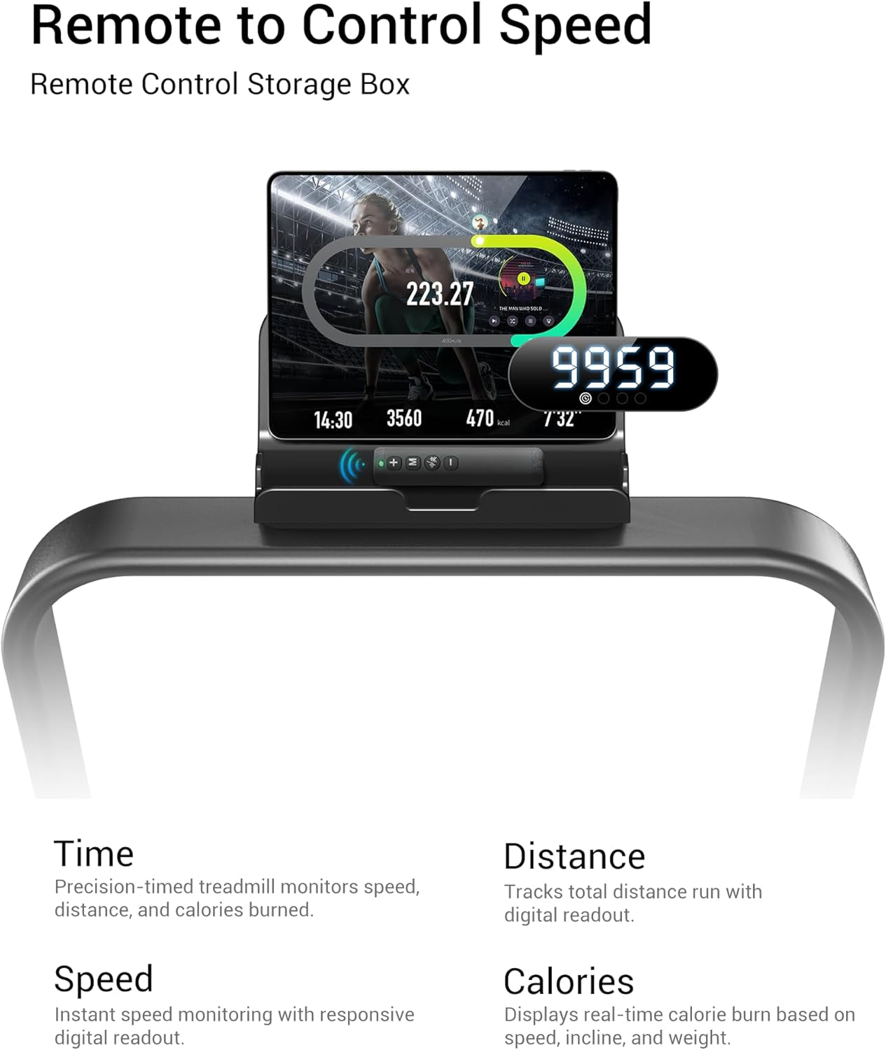 LONTEK 3-in-1 Foldable Treadmill with 300 LBS Capacity