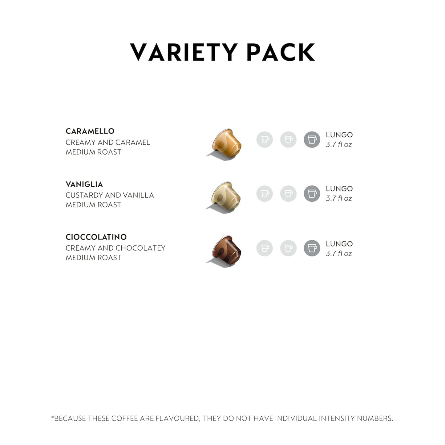 Nespresso Capsules Original Line, Barista Flavored Pack, Medium Roast Espresso Coffee Pods