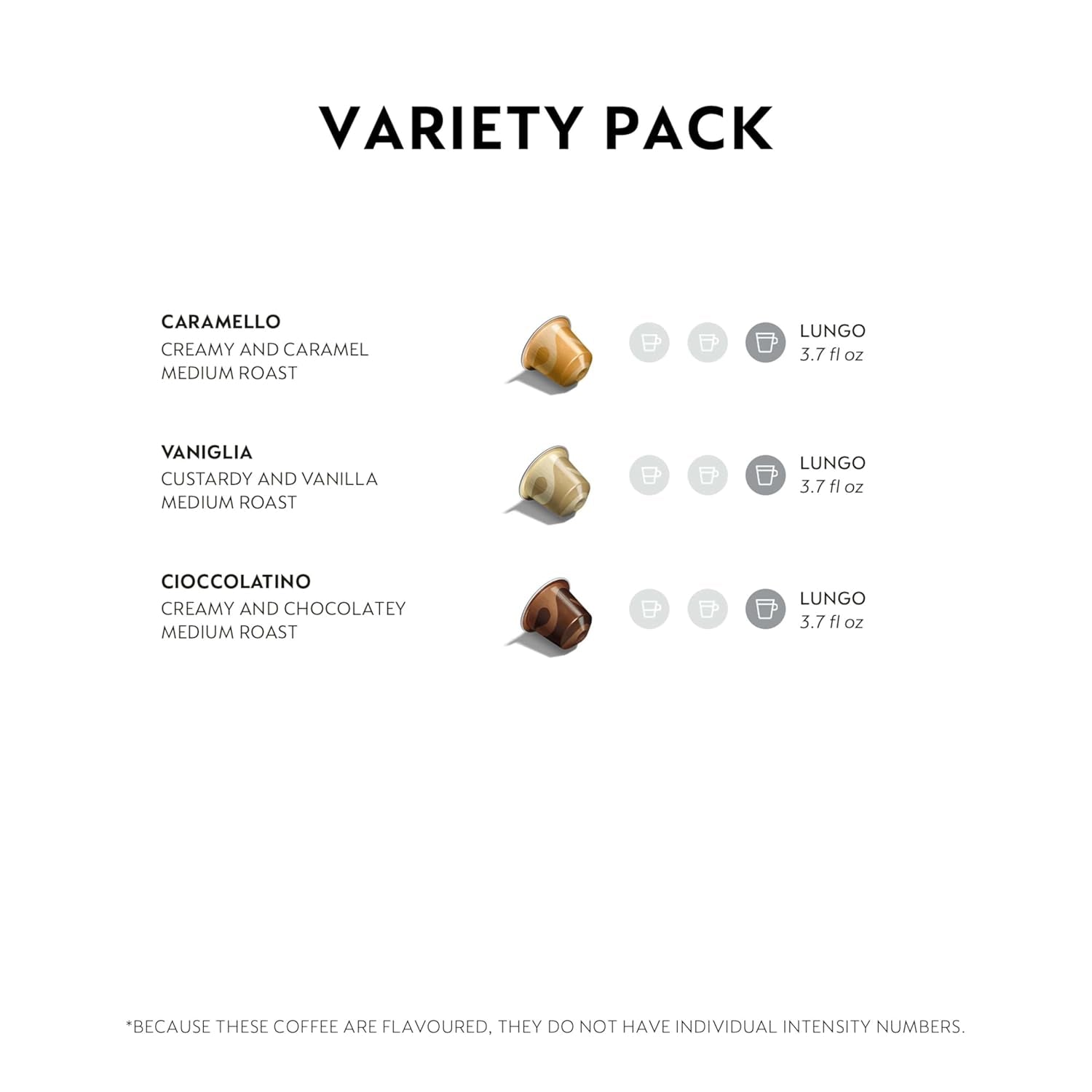 Nespresso Capsules Original Line, Barista Flavored Pack, Medium Roast Espresso Coffee Pods