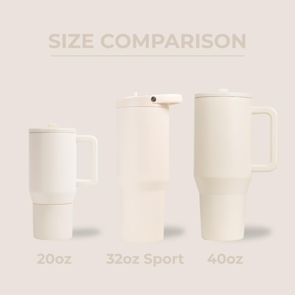 HydroJug Sport Stainless Steel Tumbler with Straw