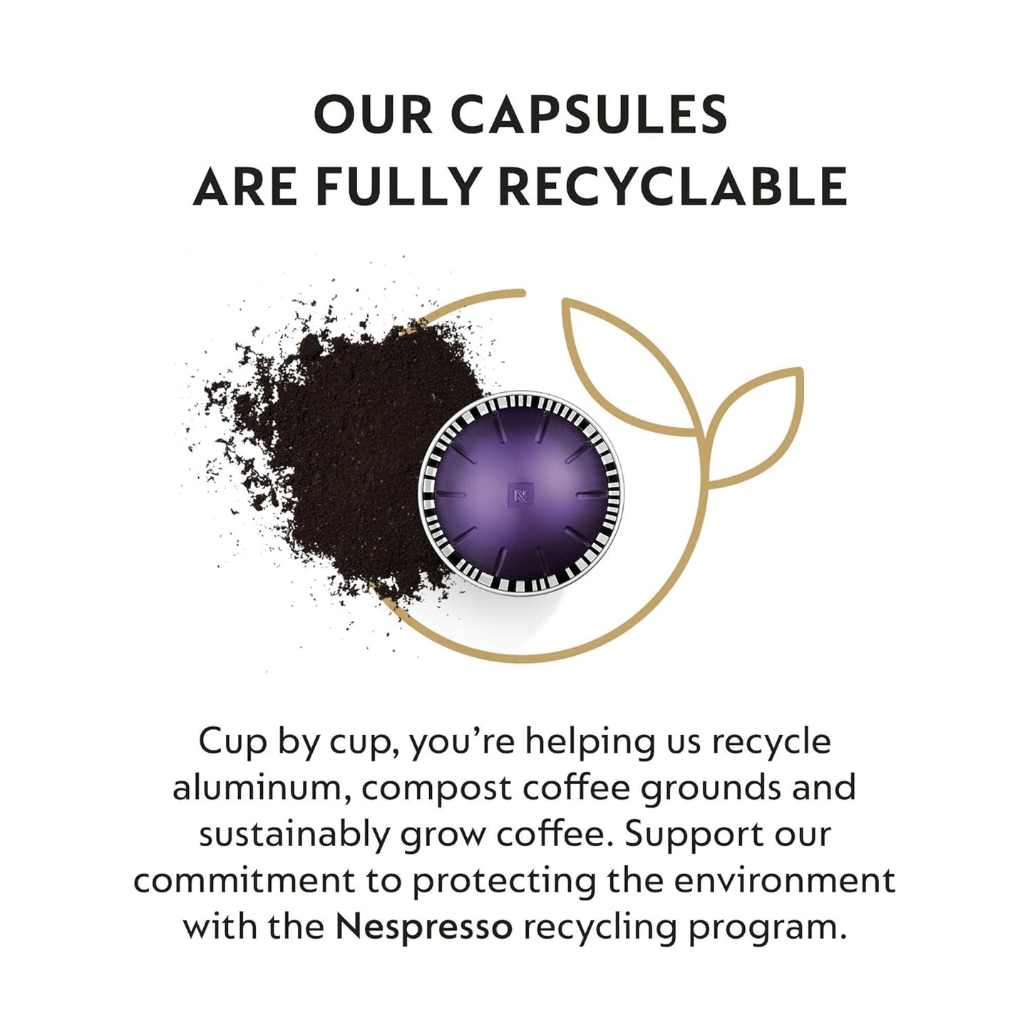 Nespresso Capsules Vertuo, Espresso Bold Variety Pack, Medium and Dark Roast Espresso Coffee, Brews 1.35oz.