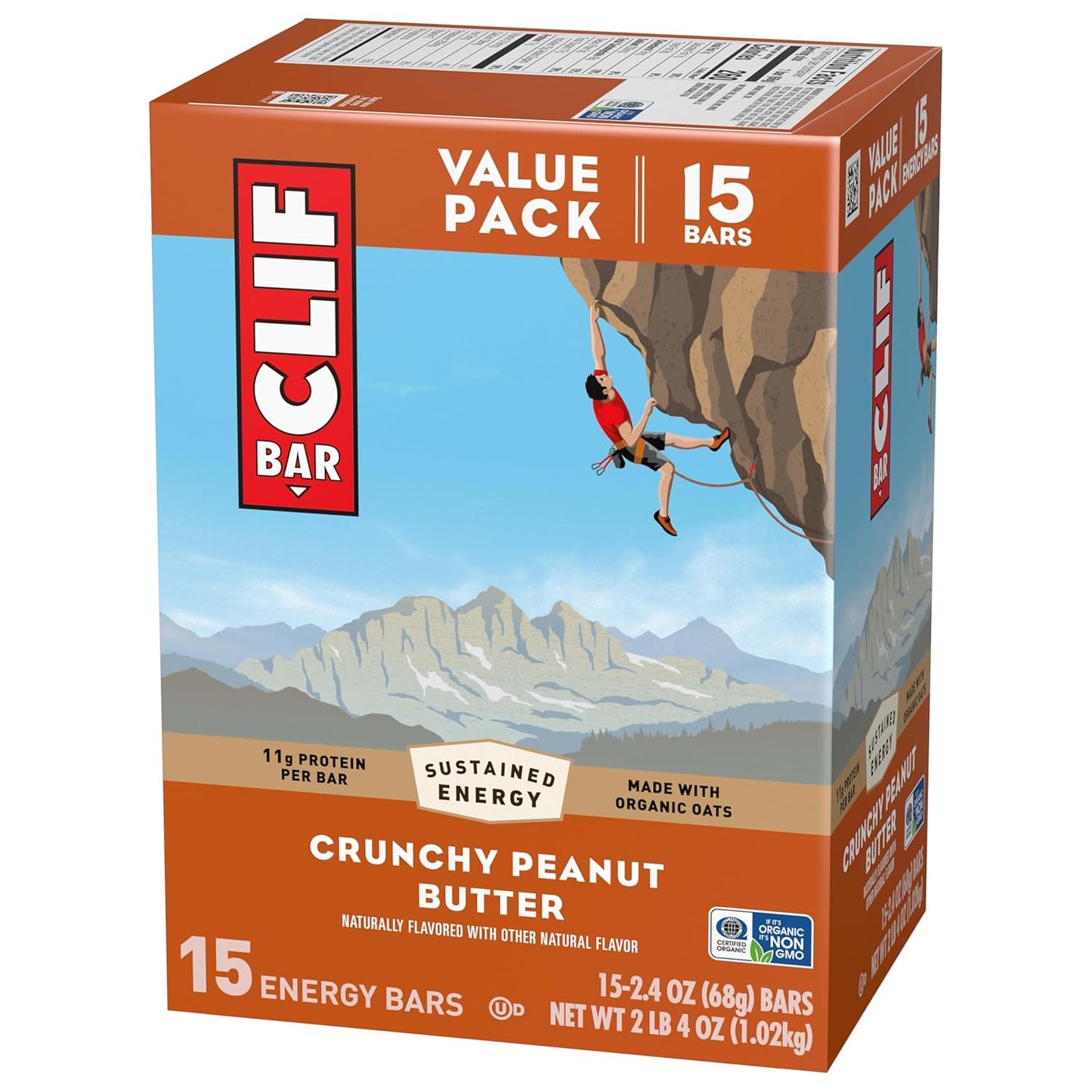 CLIF BAR - Energy Protein Bars - (15 Pack)