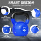 90 Pound Vinyl Coated Cast Iron Kettlebell