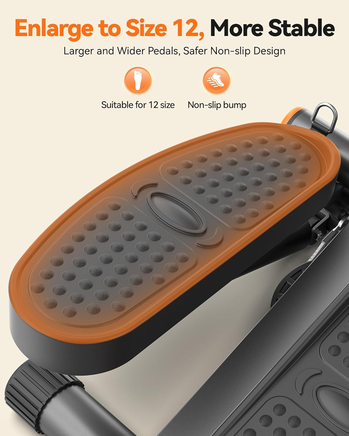 Niceday Steppers for Exercise, Stair Stepper with Resistance Bands