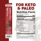 Paleovalley 100% Grass Fed Original Beef Sticks - Delicious Gluten Free Beef Snack