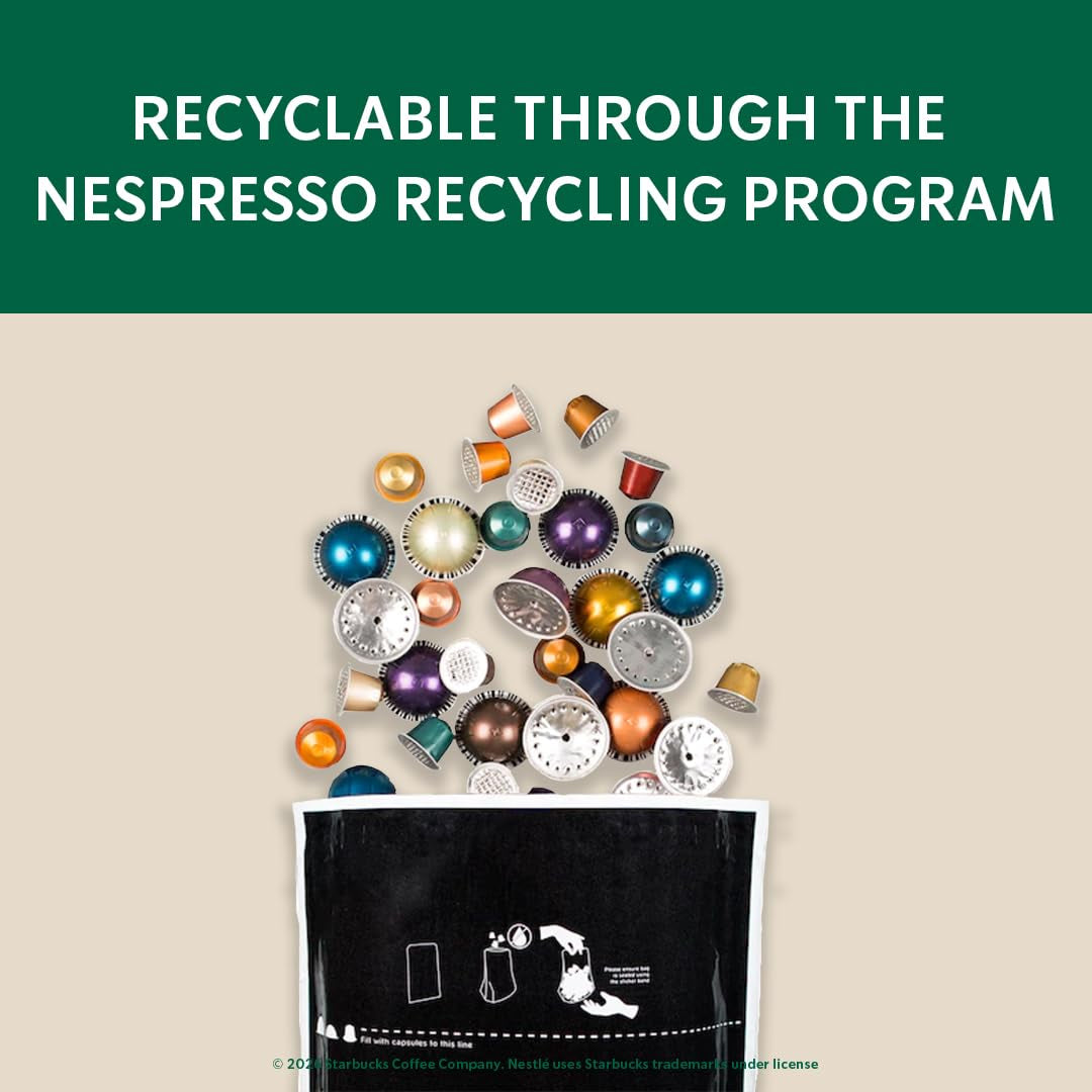 Starbucks by Nespresso Vertuo, Pike Place, Medium Roast Coffee, Brews 7.8 oz.