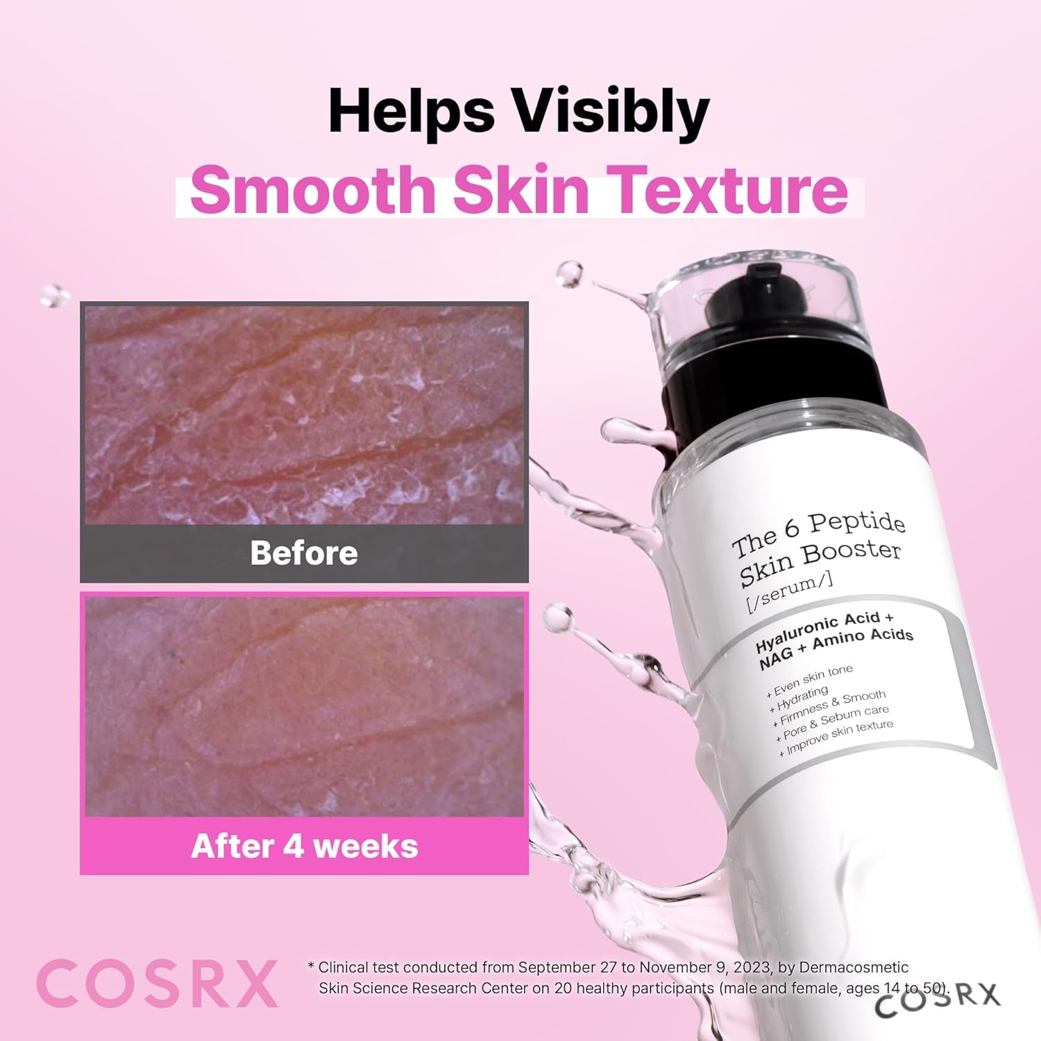 COSRX 6X Peptide Collagen Skin Booster Toner Serum for Dull & Uneven Skin