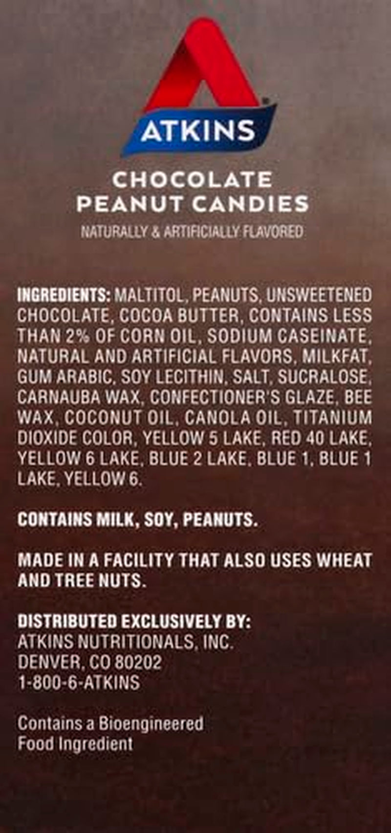 Atkins Endulge Chocolate Peanut Candies