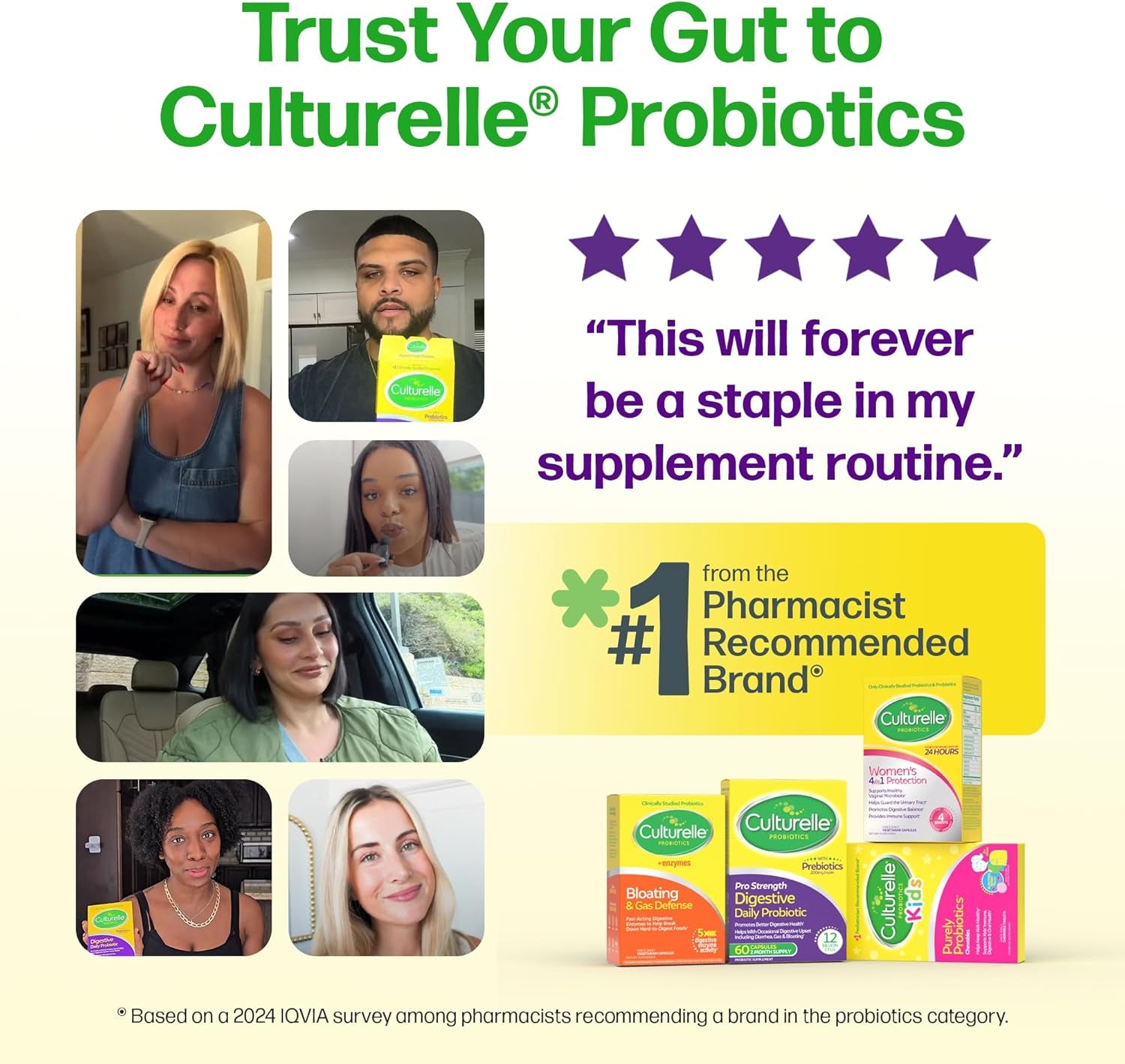 Culturelle Pro Strength Daily Probiotics For Digestive Health