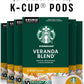 Starbucks K-Cup Coffee Pods, Veranda Blend, 60 Keurig Pods