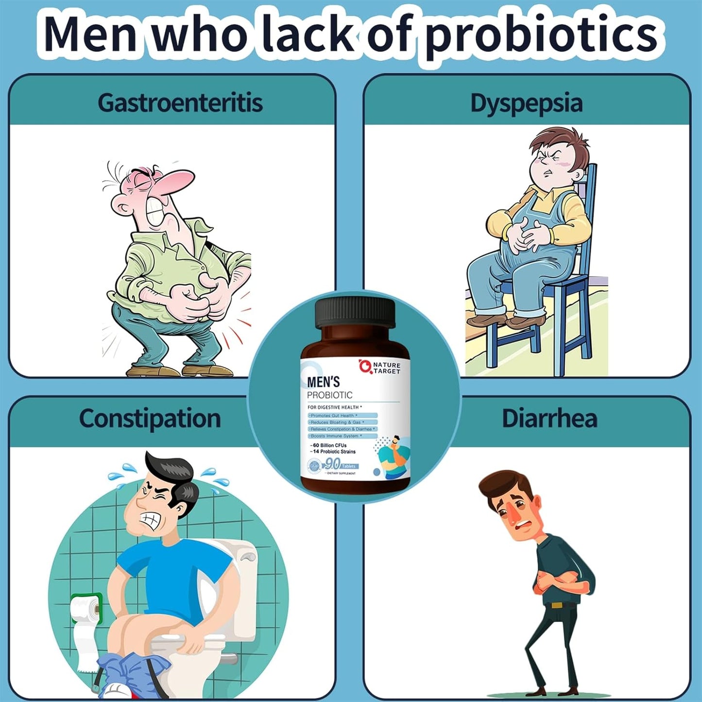 NATURE TARGET Probiotics for Men