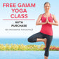 Gaiam Print Yoga Mat