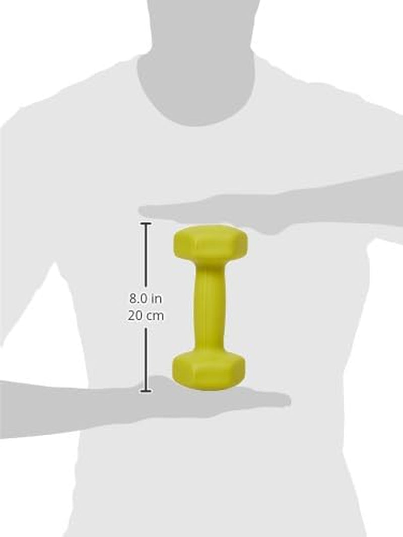 5 Pound Neoprene Dumbbell Hand Weights for Exercise