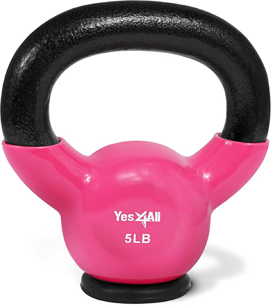 5 Pound Vinyl Coated Kettlebell