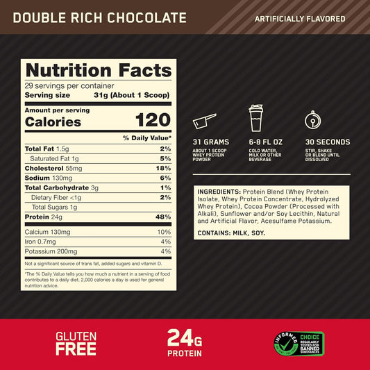 Optimum Nutrition Gold Standard 100% Whey Protein Powder