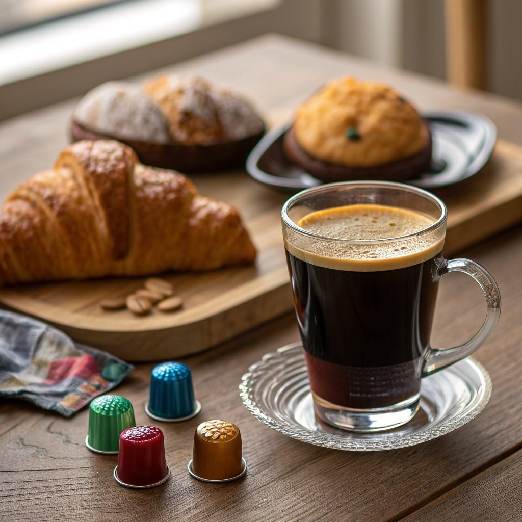Nespresso Capsules Original Line, Morning Lungo Blends Variety Pack, Mild to Medium to Dark Roast Coffee