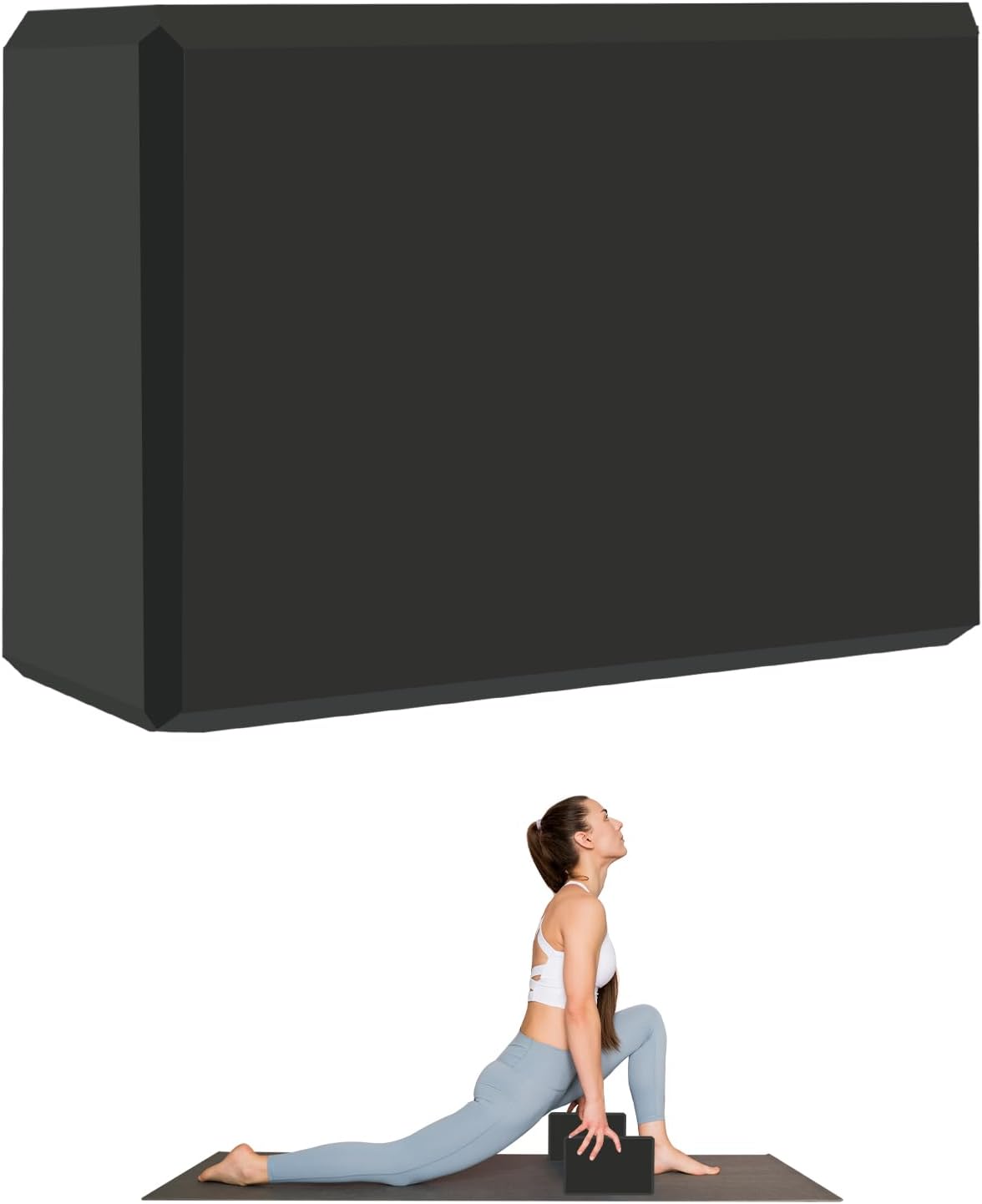 9"X6"X3" Yoga Blocks, Soft Non-Slip Surface Premium Foam Blocks