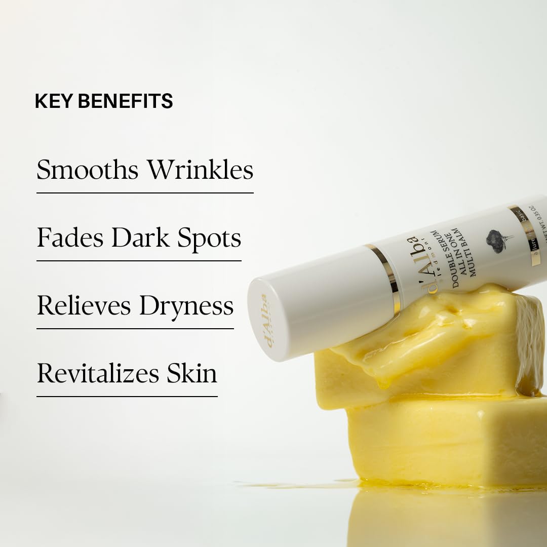 D'Alba Piedmont White Truffle Double Serum All-In-One Multi Balm Vegan Skincare