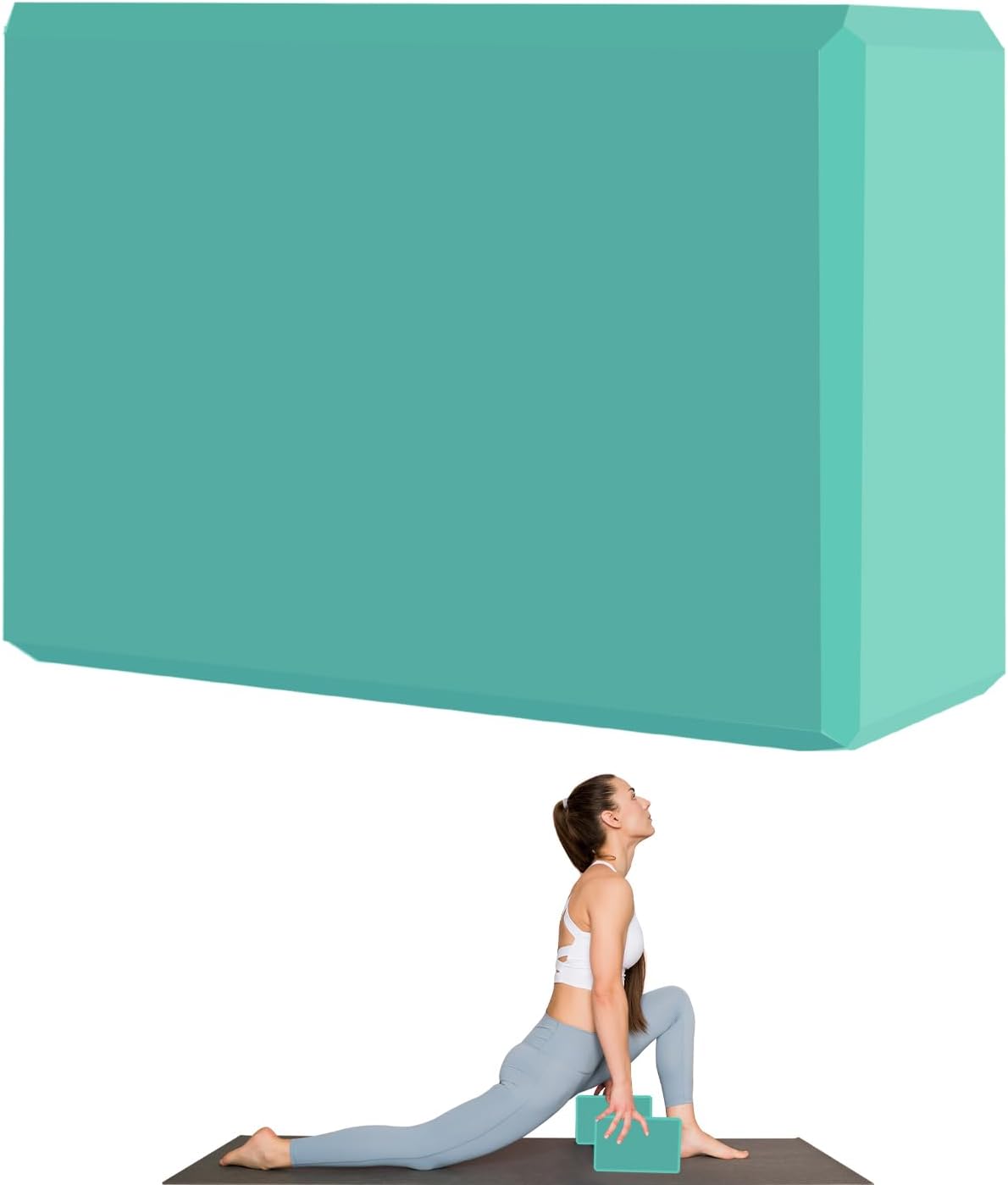 9"X6"X3" Yoga Blocks, Soft Non-Slip Surface Premium Foam Blocks