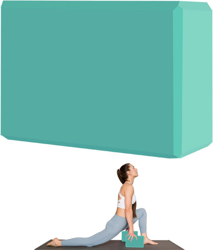9"X6"X3" Yoga Blocks, Soft Non-Slip Surface Premium Foam Blocks