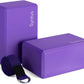 Yoga Block and Yoga Strap Set