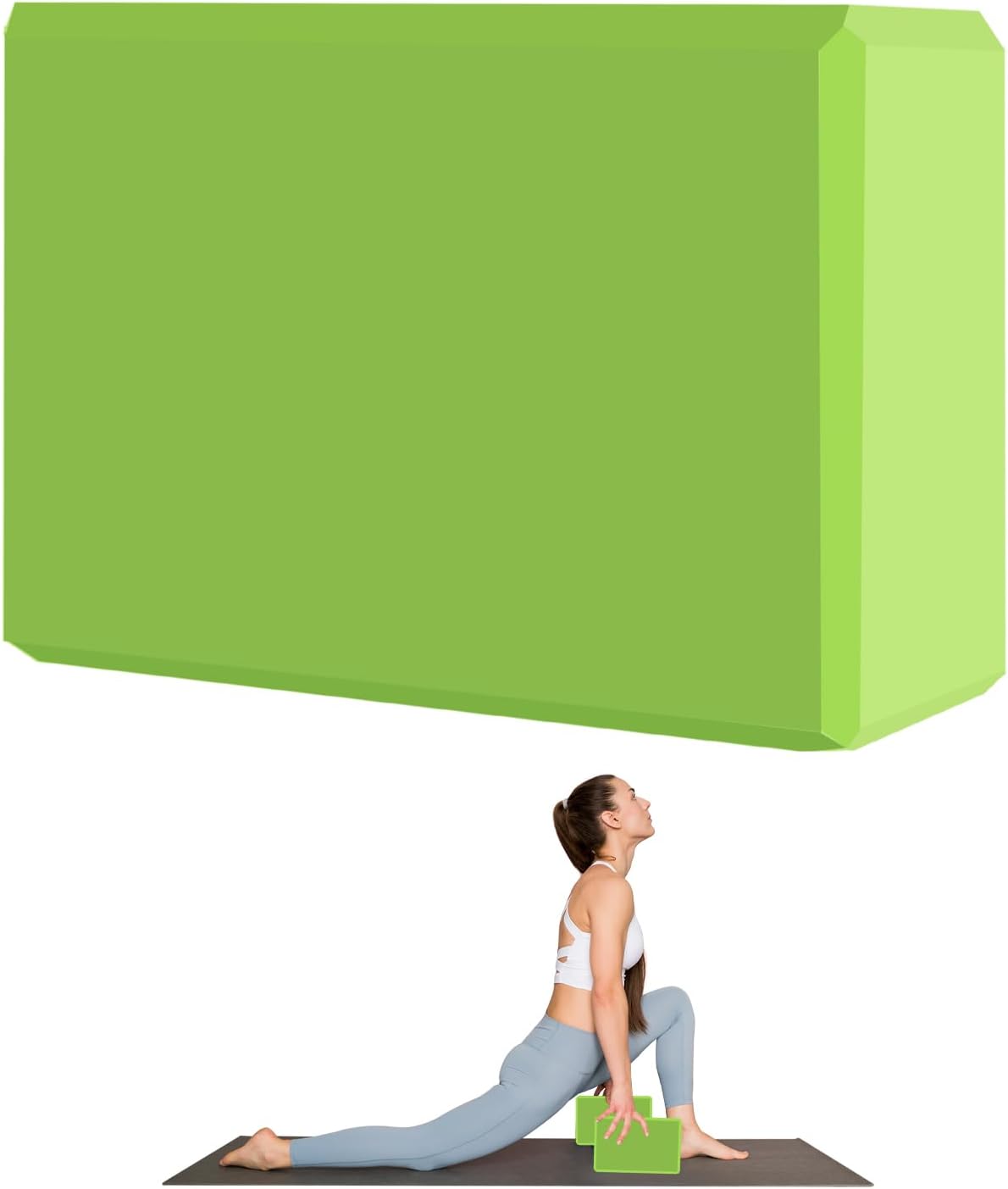 9"X6"X3" Yoga Blocks, Soft Non-Slip Surface Premium Foam Blocks