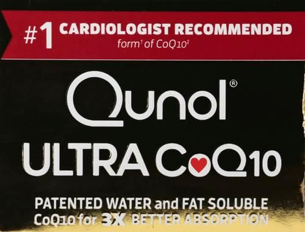 Qunol Ultra CoQ10 100mg, 3x Better Absorption