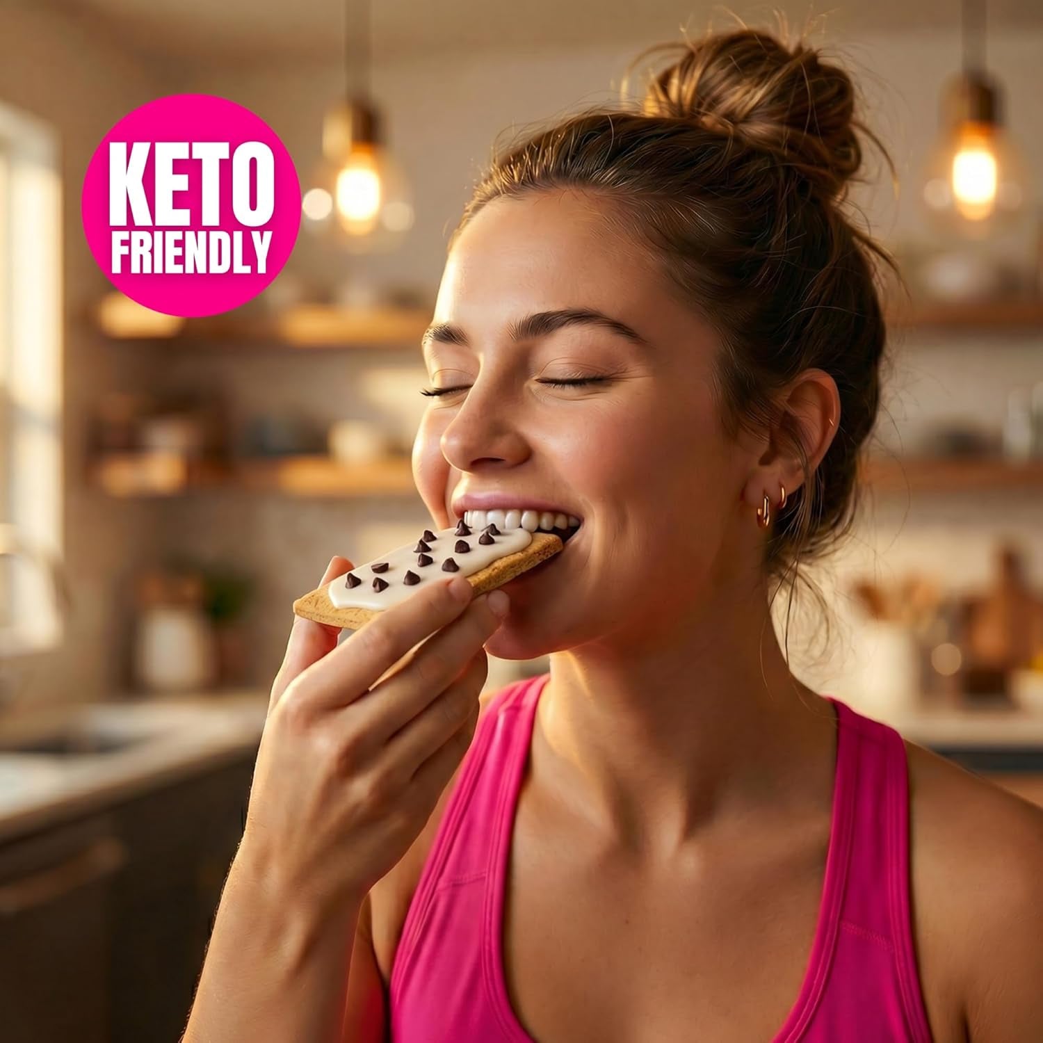 Legendary Foods 22g Protein Pastry 0g Added Sugar, 8 Pack Campfire S'Mores